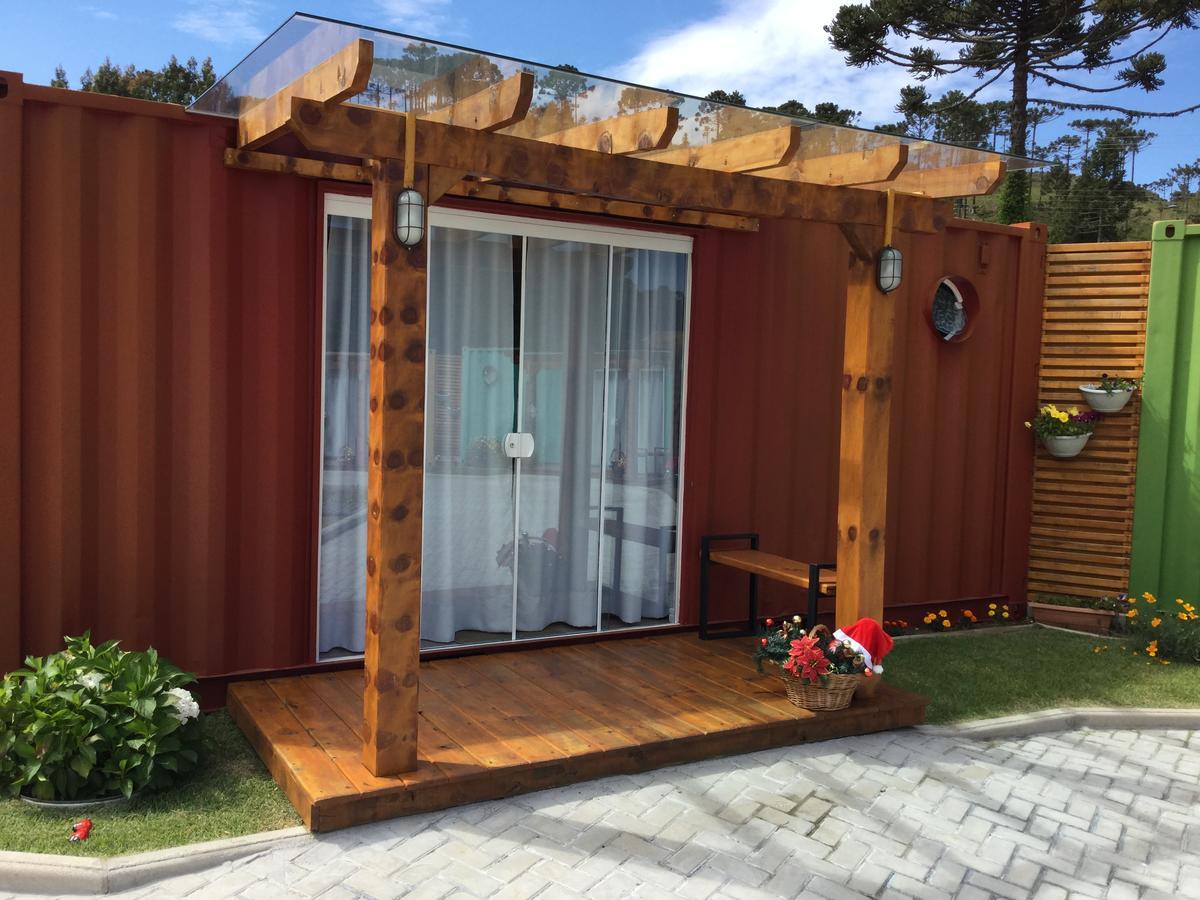 Villa Dos Ventos Hospedagem Container Bom Jardim da Serra Dış mekan fotoğraf