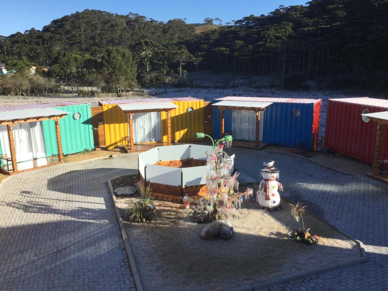 Villa Dos Ventos Hospedagem Container Bom Jardim da Serra Dış mekan fotoğraf