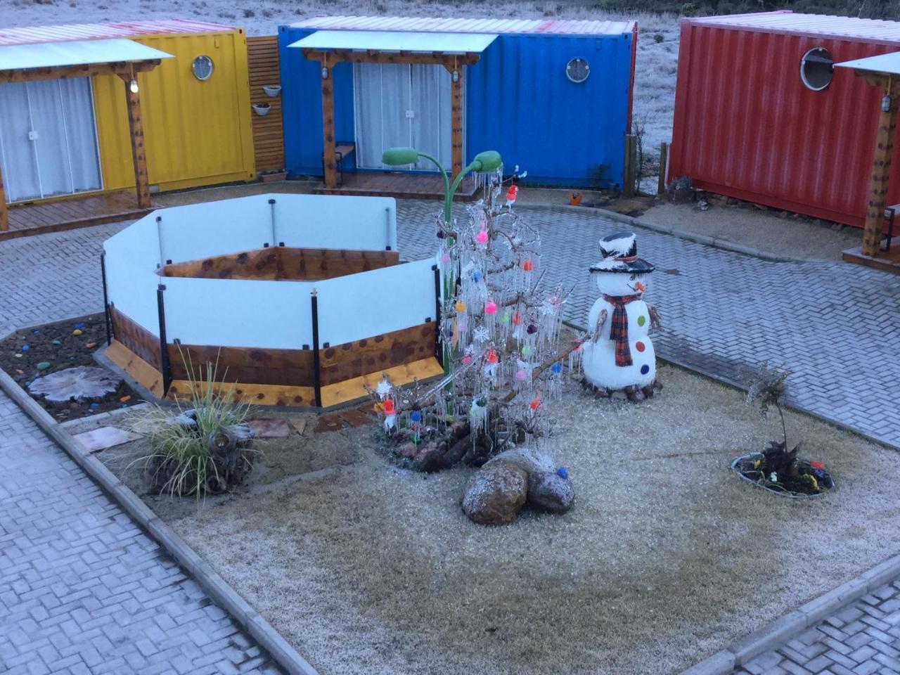 Villa Dos Ventos Hospedagem Container Bom Jardim da Serra Dış mekan fotoğraf
